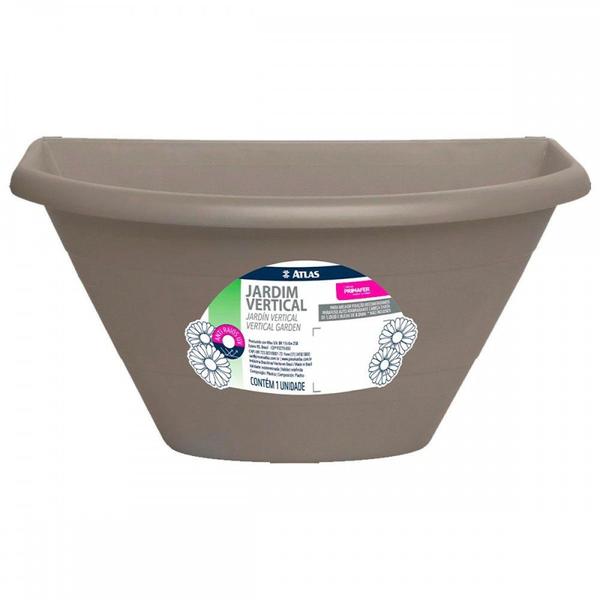 Imagem de Vaso Para Jardim Vertical Atlas Primafer Plastico Cinza - Pr6151-1