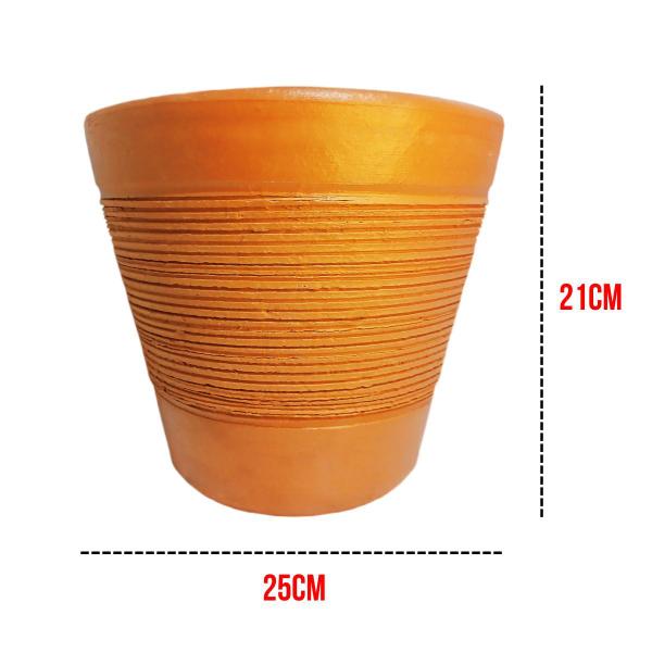 Imagem de Vaso Para Orquídeas De Barro em Alta qualidade Cachepot Cerâmica luxo lançamento Planta Grande 