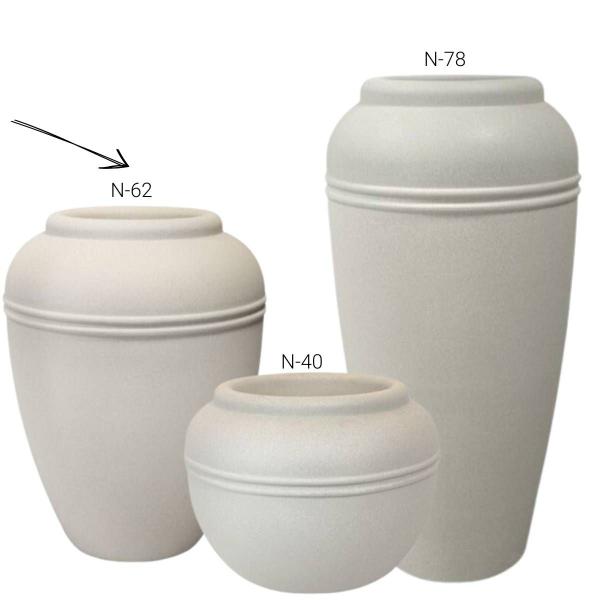 Imagem de Vaso Persa Redondo 62 (76,1L) Cor Cimento NUTRIPLAN