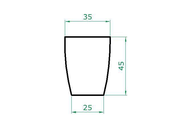 Imagem de Vaso Planta 45x35 Moderno Trapézio Polietileno