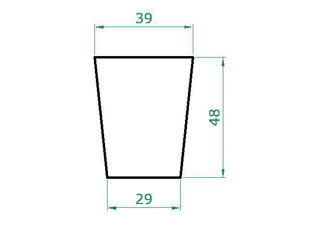 Imagem de Vaso Planta 50x40 Redondo Cônico Polietileno