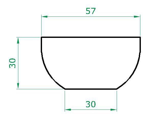 Imagem de Vaso Planta 60x30 Bacia Polietileno