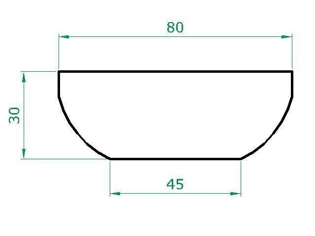 Imagem de Vaso Planta 80x30 Bacia Polietileno