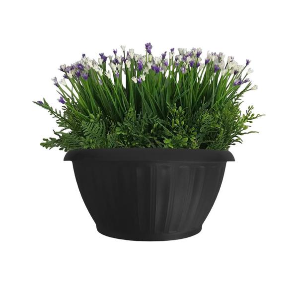 Imagem de Vaso Plantas Decorativo Plástico Parede 1,6L 25cmx13cmx12cm