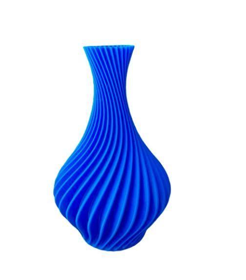 Imagem de Vaso Plantas Modelo Espiral ul - Jarro Decoração 18Cm