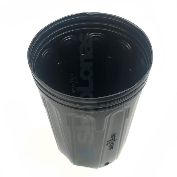 Imagem de Vaso Pote Preto Mudas Plástico 2,6 Litros Nutriplan Kit 50