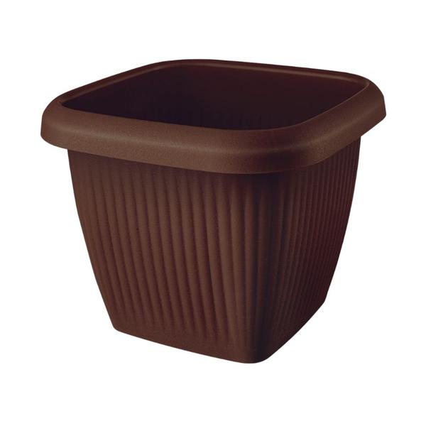 Imagem de Vaso Quadrado Para Plantas Flores Decoração Casa Jardim 9,6L