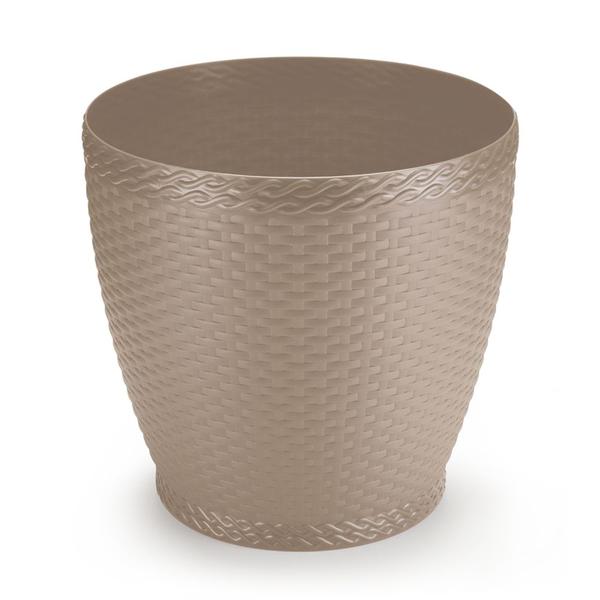 Imagem de Vaso rattan grande 22lts  palha redondo