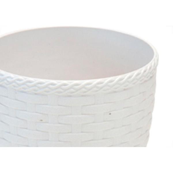 Imagem de Vaso Rattan M2 Redondo Cinza