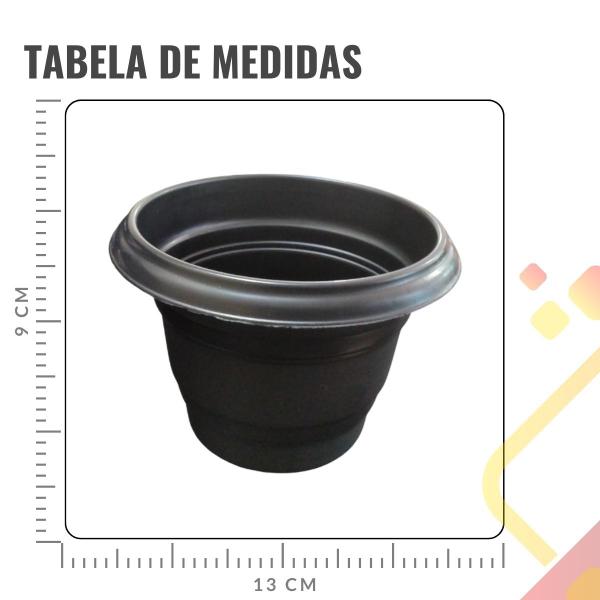 Imagem de Vaso Redondo Bella Fiore 600mL - 13cm x 13cm