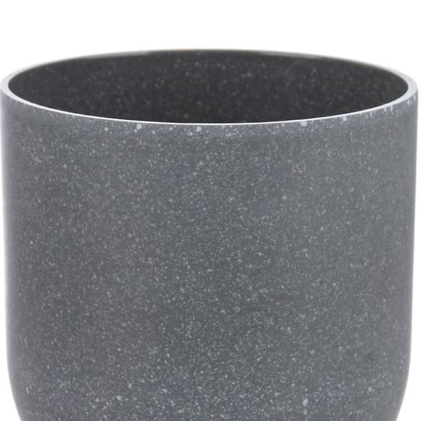 Imagem de Vaso Redondo Decorativo Cinza 9,5x9,5 cm - D'Rossi