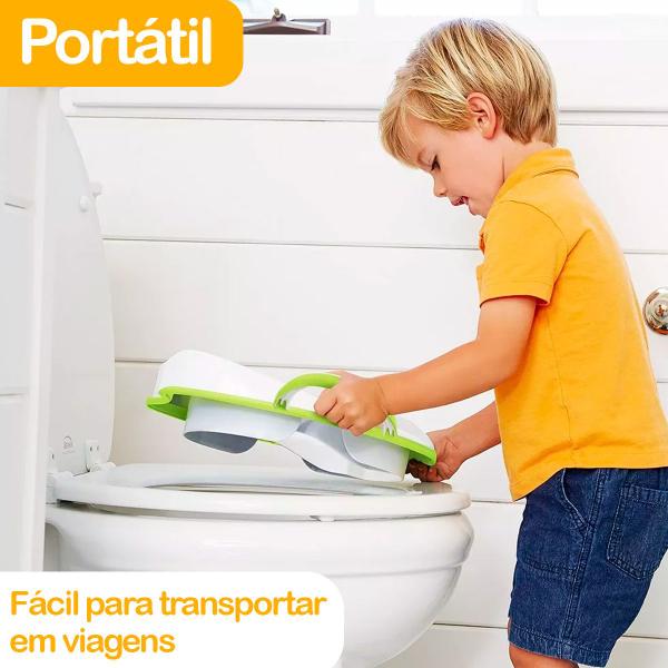 Imagem de Vaso Redutor Sanitário Acolchoado Infantil Desfralde Menina e Menino