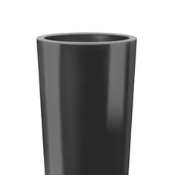 Imagem de Vaso Rotomoldado em Polietileno Classic Cone Preto 85 cm