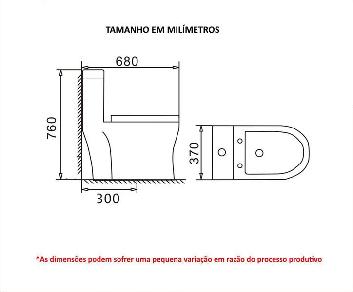 Imagem de Vaso Sanitário Acoplado (monobloco) Smart 225