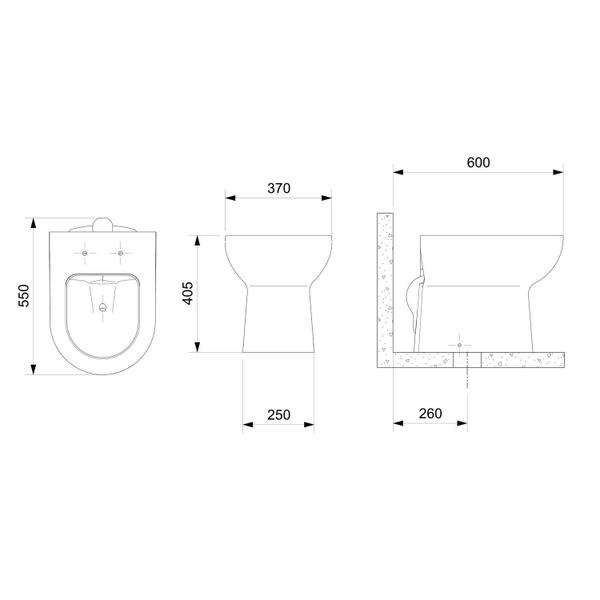 Imagem de Vaso Sanitário Convencional com Assento Soft Close Smart Celite