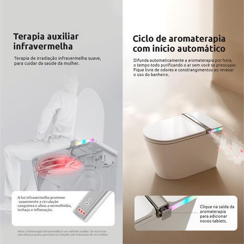 Imagem de Vaso Sanitário Inteligente - Bacia Sanitária de Luxo com Funções Automáticas - Lemon Decor