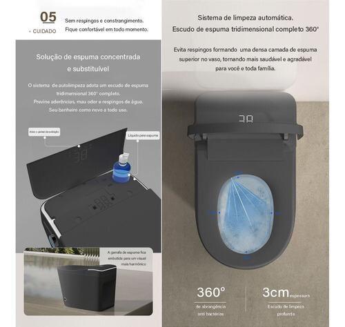 Imagem de Vaso Sanitário Inteligente Hydra de Luxo - Smart Toilet com Bidê e Funções Automáticas