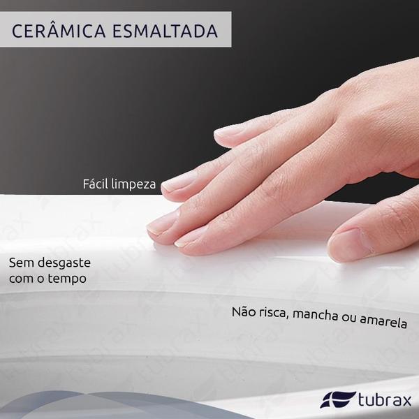 Imagem de Vaso Sanitário Monobloco Completo - Caixa Acoplada Privada modelo Diamante Tubrax