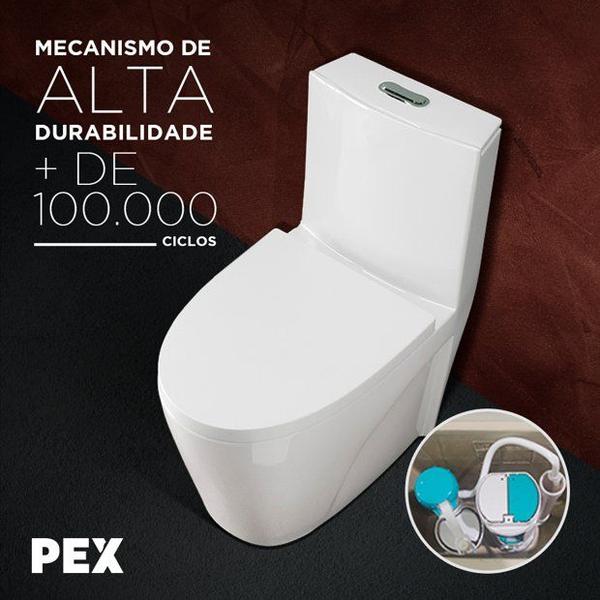 Imagem de Vaso Sanitário Monobloco PEX Magnus produzido em Cerâmica