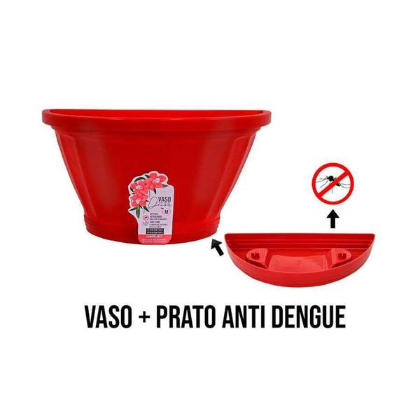 Imagem de Vaso Uninjet de Parede com Prato Vermelho