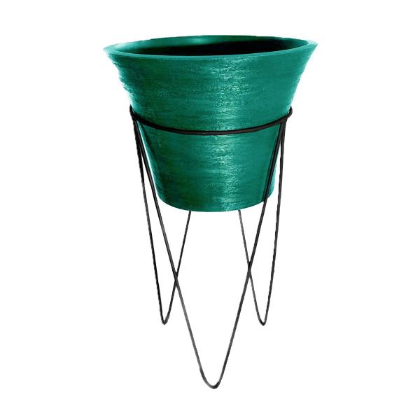 Imagem de Vasos Planta com Suporte Grande Vaso Grid Sacada Jardim Varanda