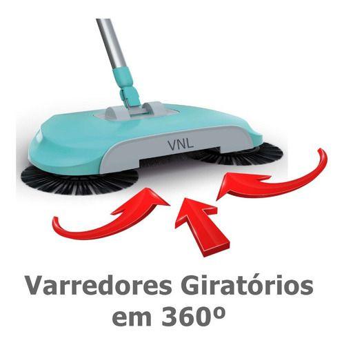 Imagem de Vassoura Mágica Mop Aspirador Manual  3 em 1 E Reservatório