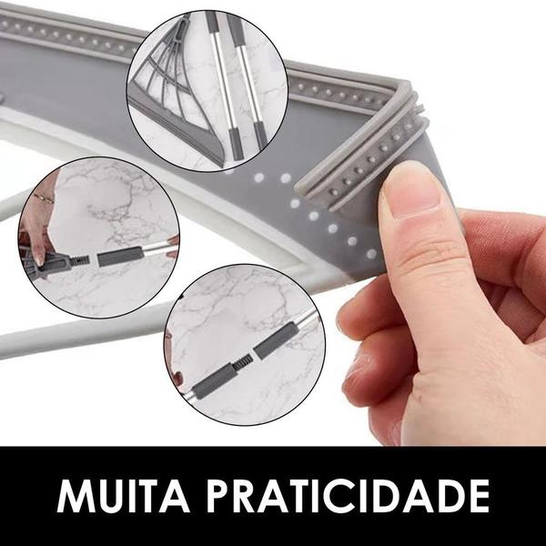 Imagem de Vassoura Mágica Multifuncional Easy Clean Rodo Mop Limpa Vidro Piso Seca Silicone Multiuso Casa