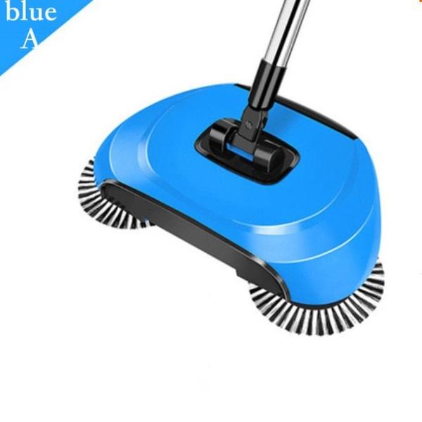 Imagem de Vassoura mágica Sweeper em aço inoxidável com pá de lixo, cor azul