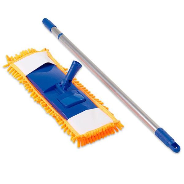 Imagem de Vassoura Mop Tira Pó 44 Cm Chenille C/ 2 Refil Bompack