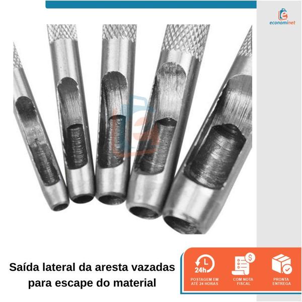 Imagem de Vazador Furador Manual para Couro Borracha Eva Lonas Cinto 3mm - Starfer