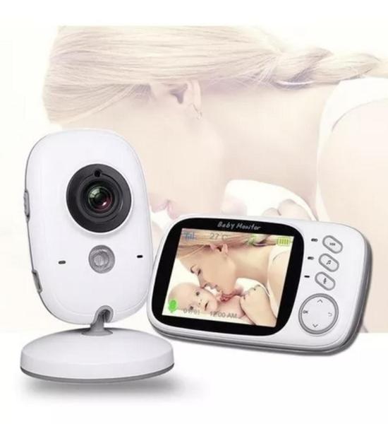VB603 Babá Eletrônica Câmera S/fio Vídeo Voz Monitor Visão Noturna - Baby Monitor Imagem de VB603 Babá Eletrônica Câmera S/fio Vídeo Voz Monitor Visão Noturna