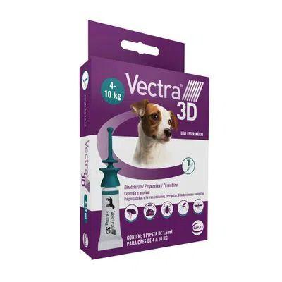 Imagem de Vectra 3D Antipulgas e Carrapatos Cães de 4 a 10 Kg