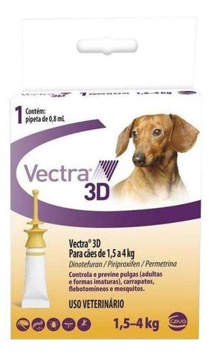 Imagem de Vectra 3d - Para Cães De 1,5 A 4kg - 1 Pipeta