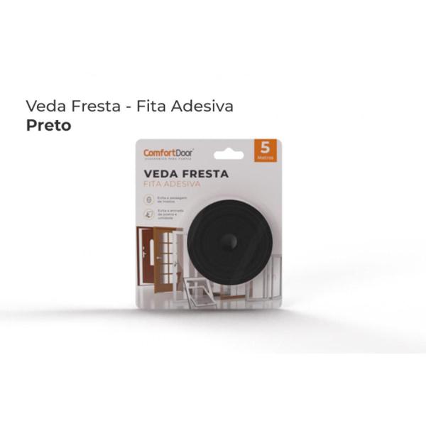 Imagem de Veda Fresta Fita Adesiva 2,5 Cm 5 Metros