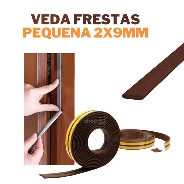 Imagem de Veda Frestas Comfort Door Pequeno Adesivo Vedador 2x9mm