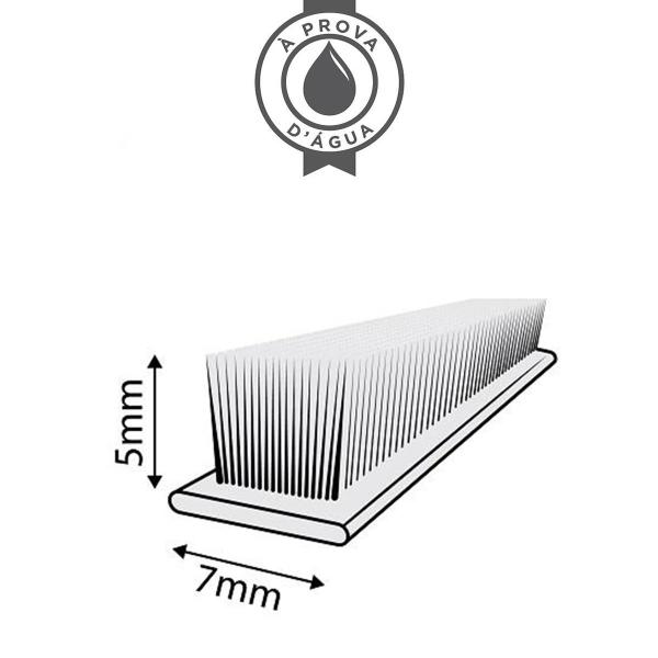 Imagem de Veda Frestas Escova Porta Janela 5x7mm 5m