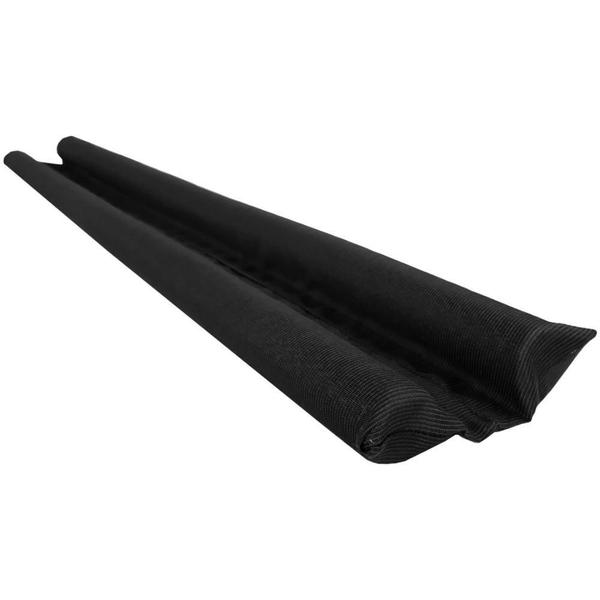 Veda Protetor De Porta Tecido Preto 120Cm Impermeavel - São Miguel Imagem de Veda Protetor De Porta Tecido Preto 120Cm Impermeavel