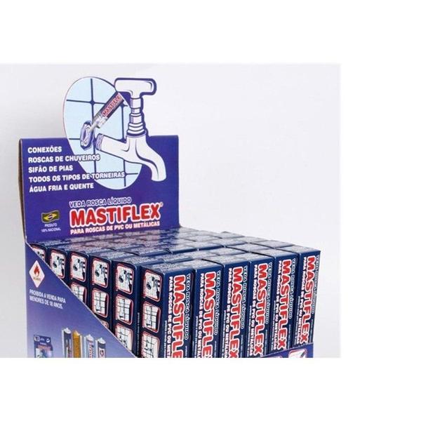Veda Rosca Liquida Mastiflex 30Gr 51280 - TEK BOND Imagem de Veda Rosca Liquida Mastiflex 30Gr 51280