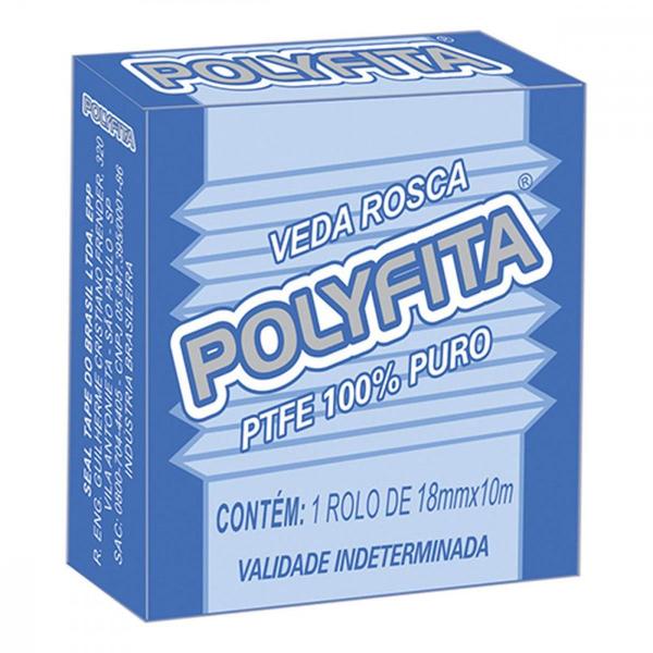Veda Rosca Polyfita 3/4X10 . / Kit C/ 40 Unidades Imagem de Veda Rosca Polyfita 3/4X10 . / Kit C/ 40 Unidades