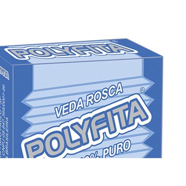 Veda Rosca Polyfita 3/4X10 . / Kit C/ 40 Unidades Imagem de Veda Rosca Polyfita 3/4X10 . / Kit C/ 40 Unidades
