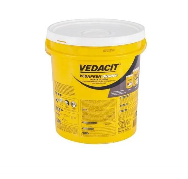 Imagem de Vedapren Branco Manta Liquida Vedacit - Balde 18kg