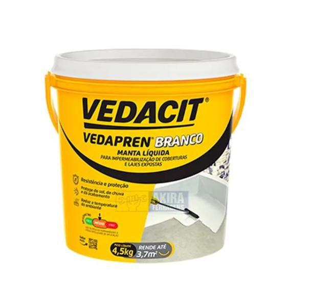 Imagem de Vedapren Branco Manta Liquida Vedacit - Galao 4,5kg