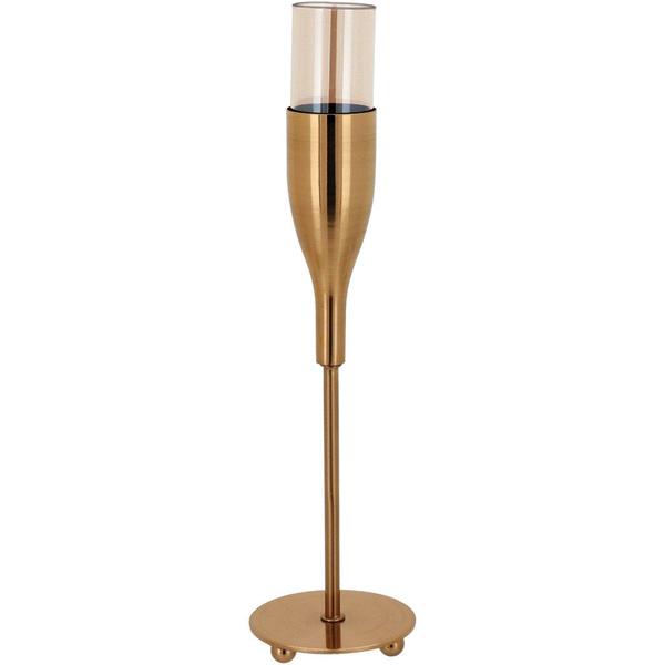 VEGA CASTIÇAL 38x10x10cm METAL COBRE - NH Imagem de VEGA CASTIÇAL 38x10x10cm METAL COBRE