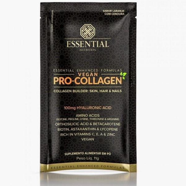 Imagem de Vegan Pro-Collagen Vegano (30 Saches) -Laranja com Cenoura - Essential Nutrition