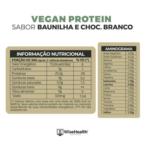 Imagem de Vegan Protein (837G) - 100% Proteína Vegana