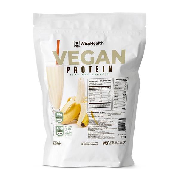 Vegan Protein (837g) 100% Proteína Vegana - WiseHealth Imagem de Vegan Protein (837g) 100% Proteína Vegana