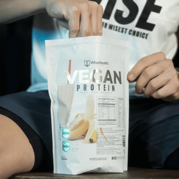 Vegan Protein (837g) 100% Proteína Vegana - WiseHealth Imagem de Vegan Protein (837g) 100% Proteína Vegana