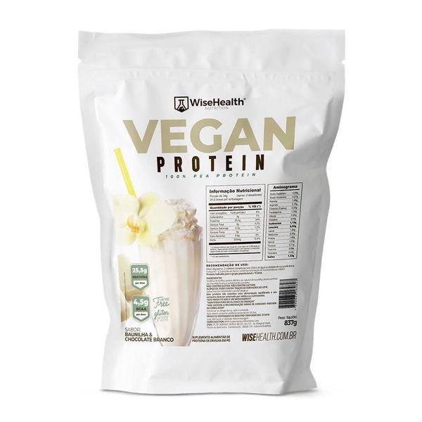 Vegan Protein (837g) 100% Proteína Vegana - WiseHealth Imagem de Vegan Protein (837g) 100% Proteína Vegana