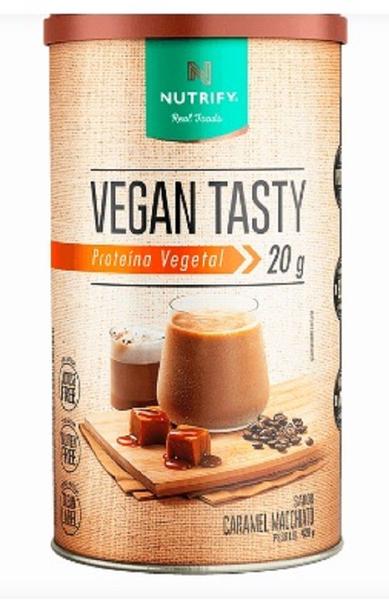 Imagem de Vegan Tasty (Proteina Vegana)  Sabor Caramel Macchiato de 420g-Nutrify