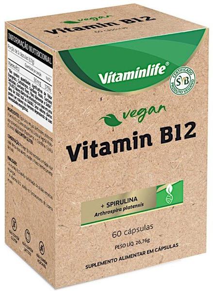 Imagem de Vegan vitamin b12 60 caps - vitaminlife 